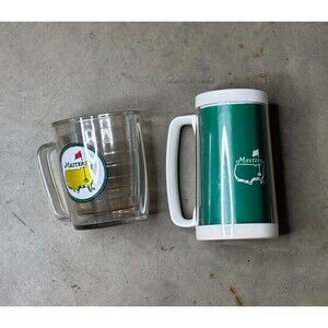 Lot of 2 Vintage Masters Golf Tournament Mugs